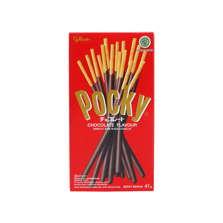 Pocky Chocolate Flavoured Biscuit Sticks