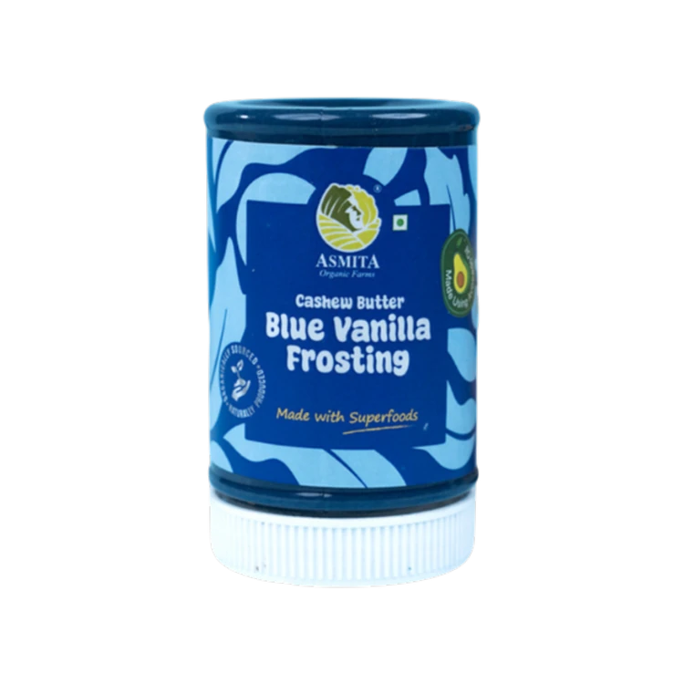 Asmita Organic Farms Cashew Butter (Blue Vanilla Frosting)
