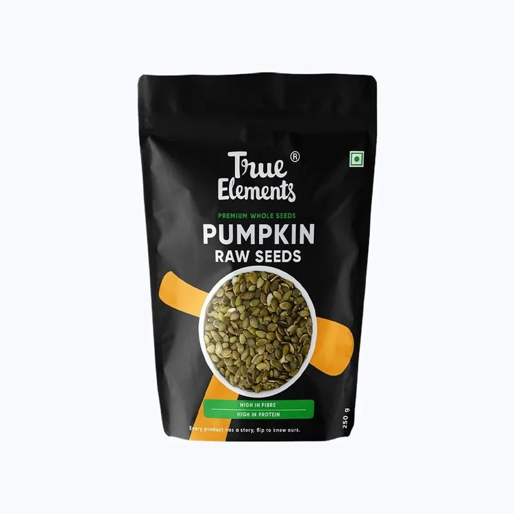 True Elements Raw Pumpkin Seeds (250 g) (Kumbalakayi Beeja)
