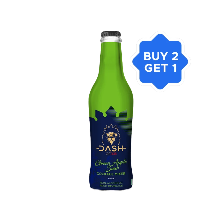 Dash of RCB Green Apple Sour Cocktail Mix - Buy 2 Get 1 Free