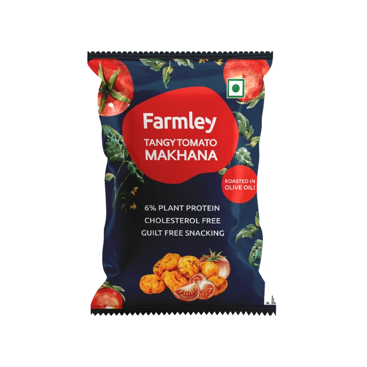 Farmley Tangy Tomato Flavoured Makhana Roasted In Olive Oil