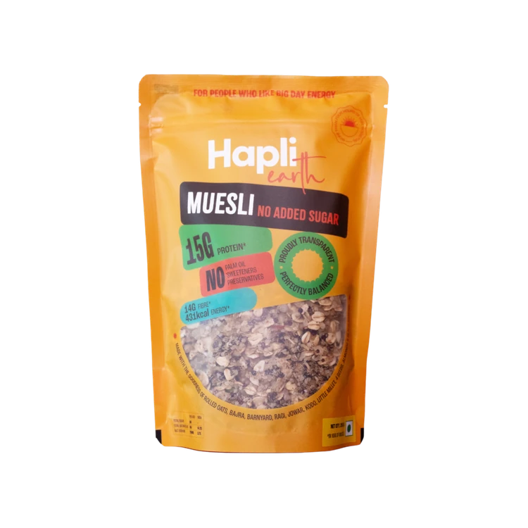 Hapli Earth No Added Sugar Muesli