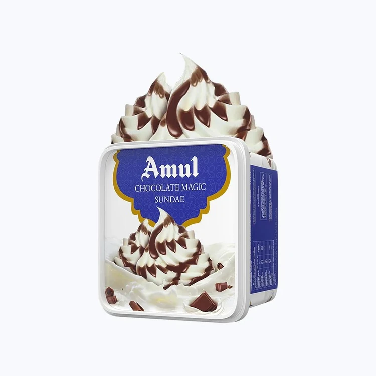 Amul Chocolate Magic Sundae Ice Cream Tub