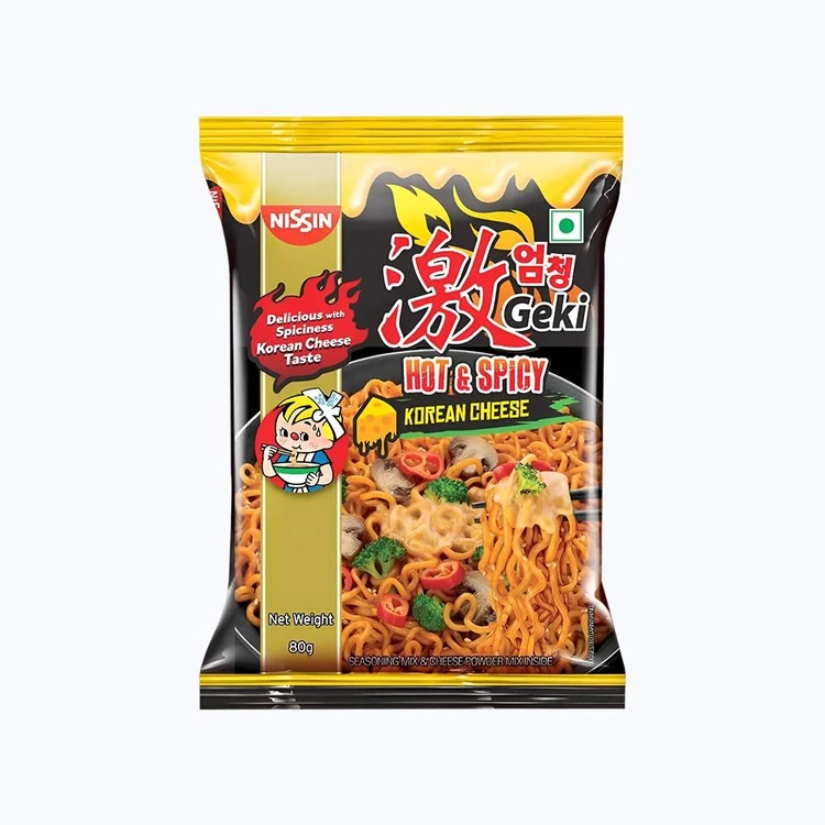 Nissin Geki - Hot & Spicy Korean Cheese Flavoured Instant Noodles