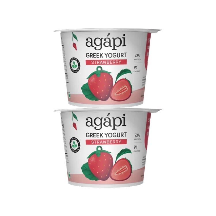 Agapi Strawberry Yogurt - Pack of 2