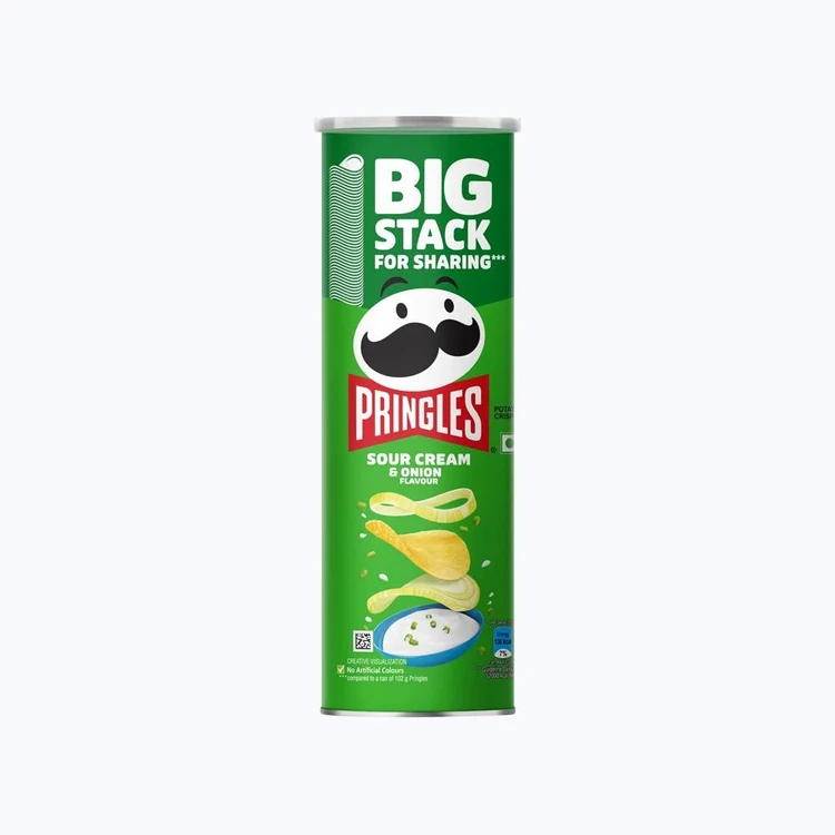 Pringles Sour Cream & Onion Potato Chips 134 g