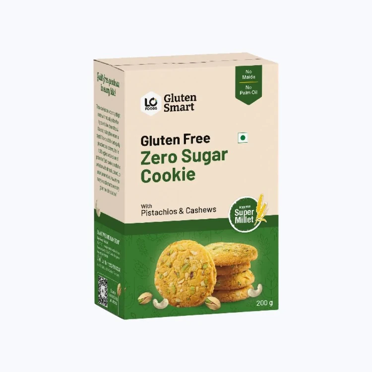 Lo! Foods Gluten Free Pista Cookies (Sugar Free)