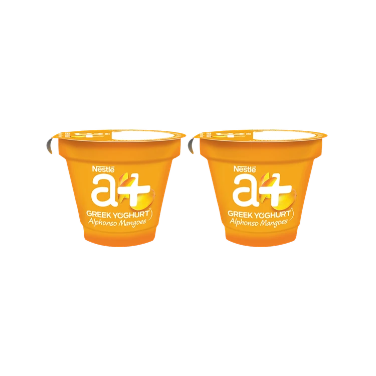 Nestle a+ Greek Alphonso Mango Yogurt - Pack of 2