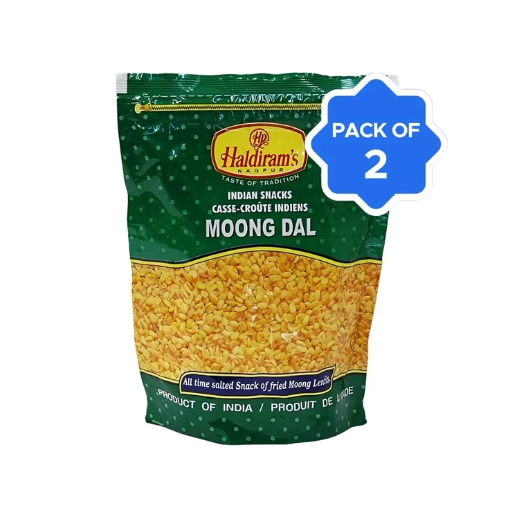 Haldiram's Nagpur Moong Dal Namkeen - Pack of 2
