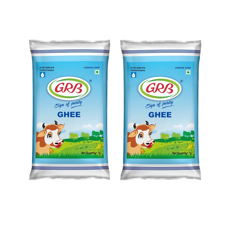 GRB Cow Ghee - Pack of 2 (Hasuvina Tuppa)