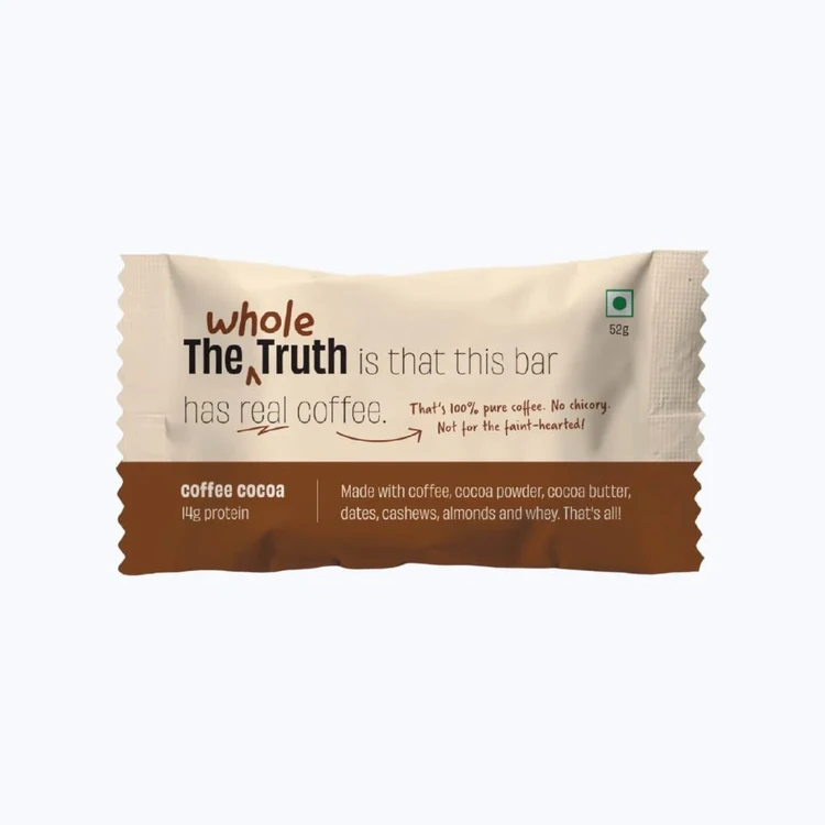 The Whole Truth Coffee Cocoa Protein Bar