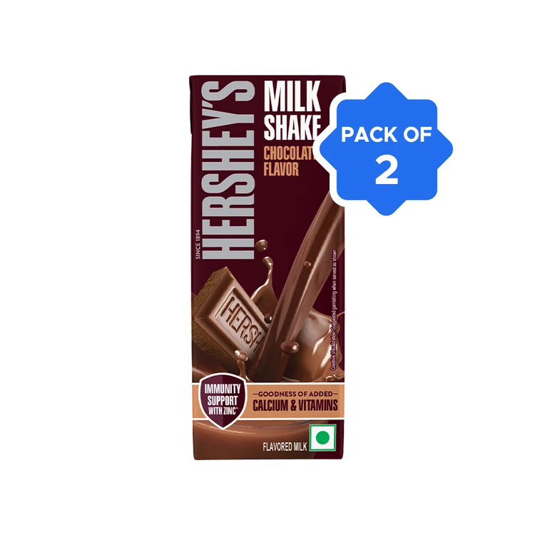 Hershey's Chocolate Flavour Milkshake - Pack of 2