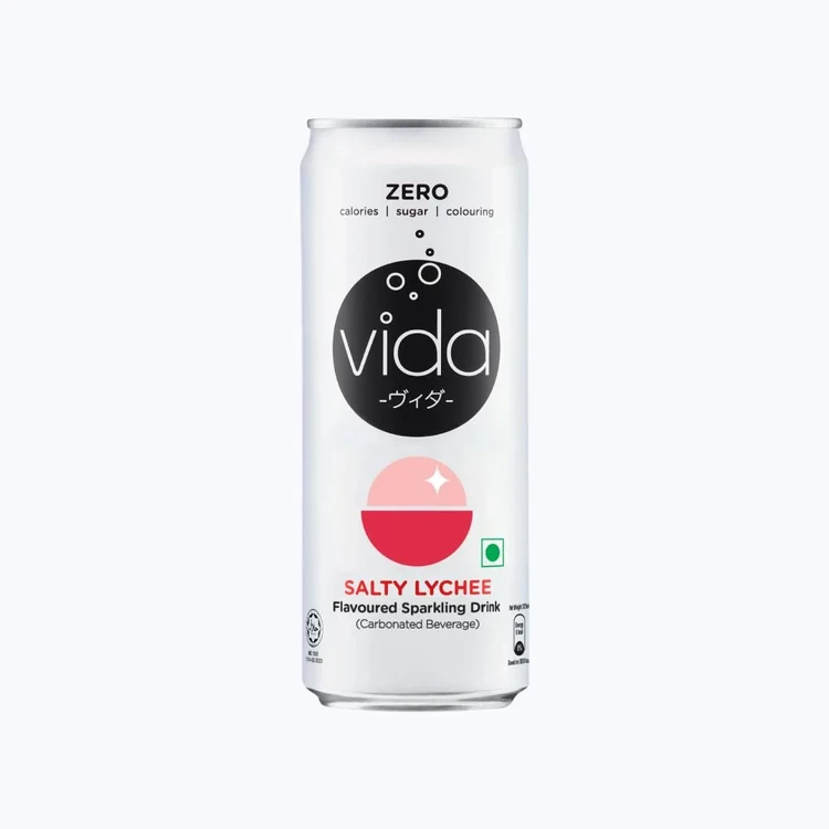 Vida Zero Sugar Zero Calorie Lychee Sparkling Drink