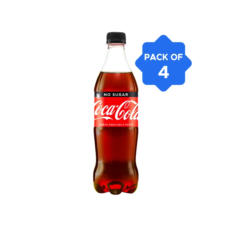 Coca-Cola Zero Soft Drink - Pack of 4