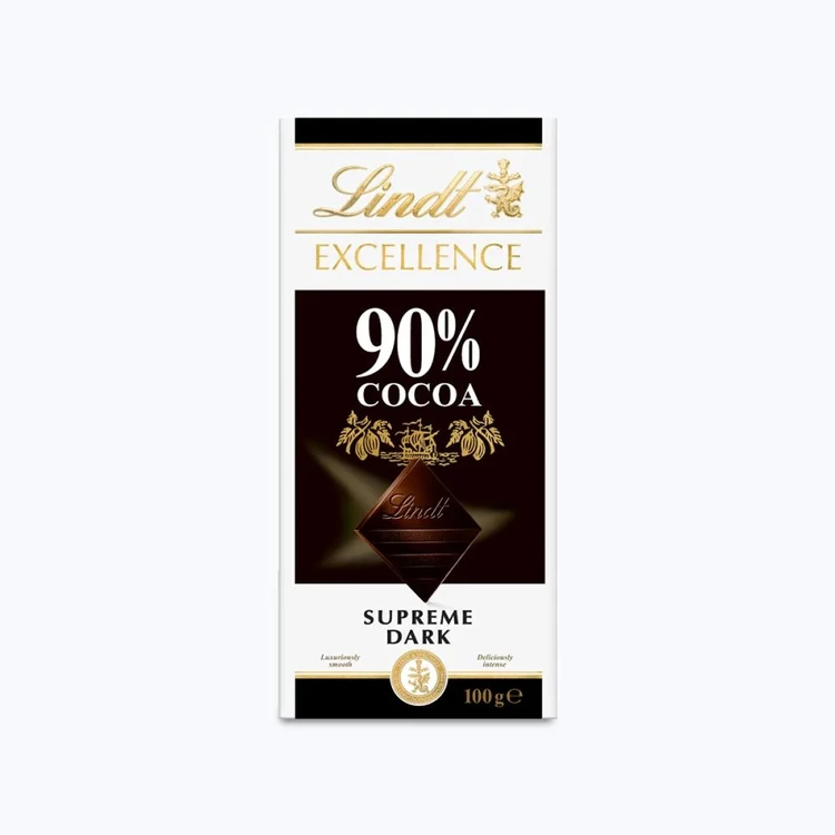 Lindt Excellence 90% Cocoa Supreme Dark Chocolate Bar