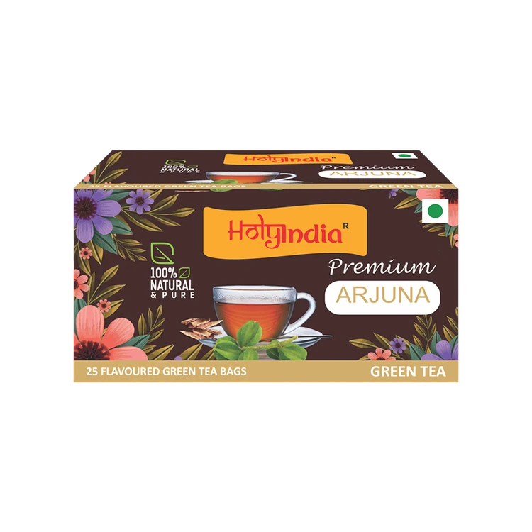 Holyindia Premium Arjuna Green Tea Bags