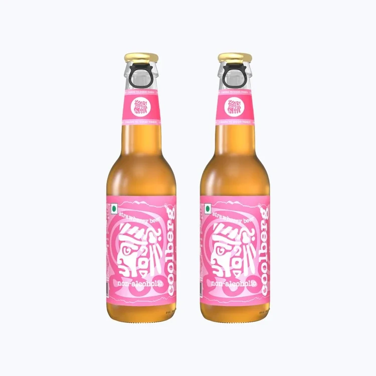Coolberg Strawberry Non-Alcoholic Beer - Pack of 2