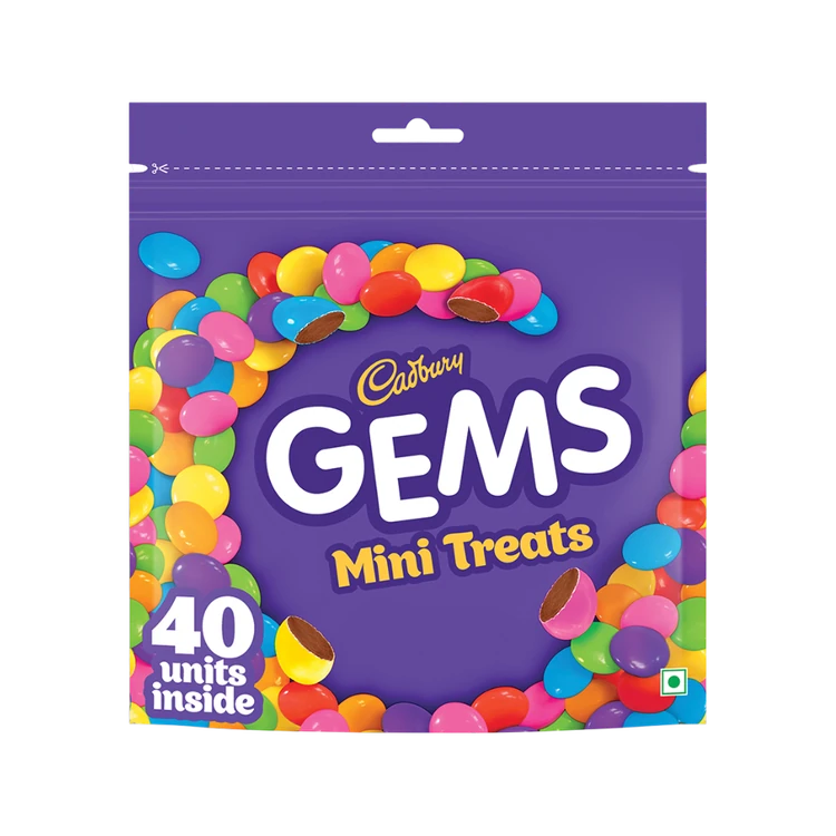 Cadbury Gems Mini Treats Chocolate Pack