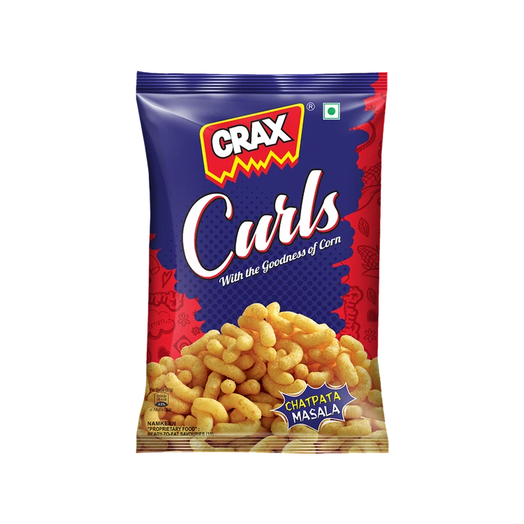 Crax Curls Chatpata Masala Puffs Snacks