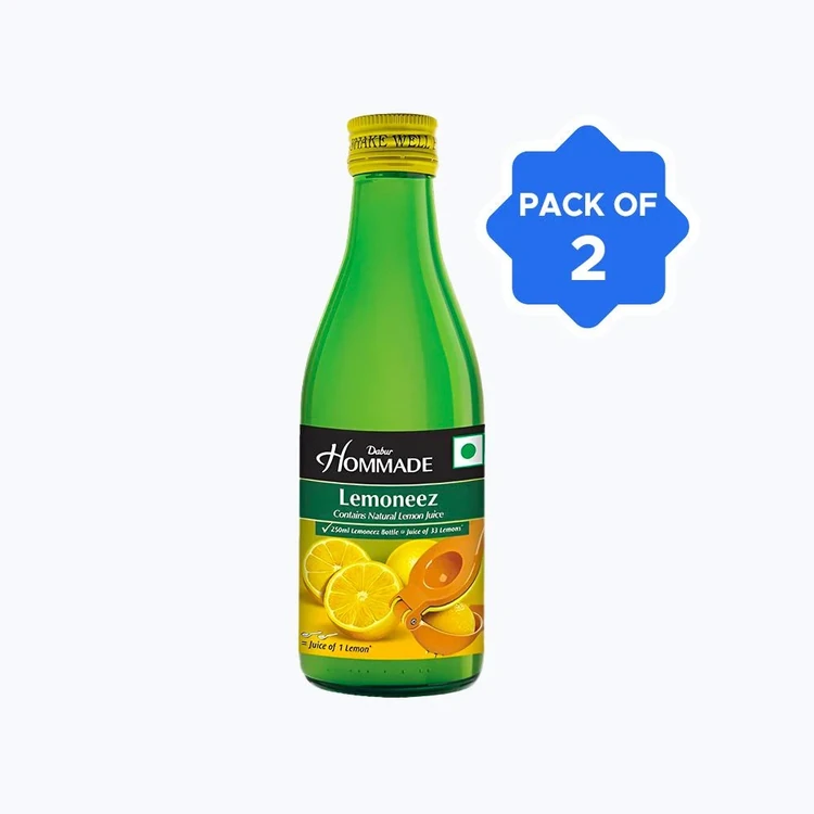 Hommade Lemoneez Syrup - Pack of 2