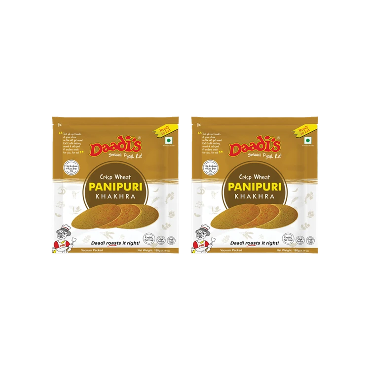 Daadi's Panipuri Khakhra - Pack of 2