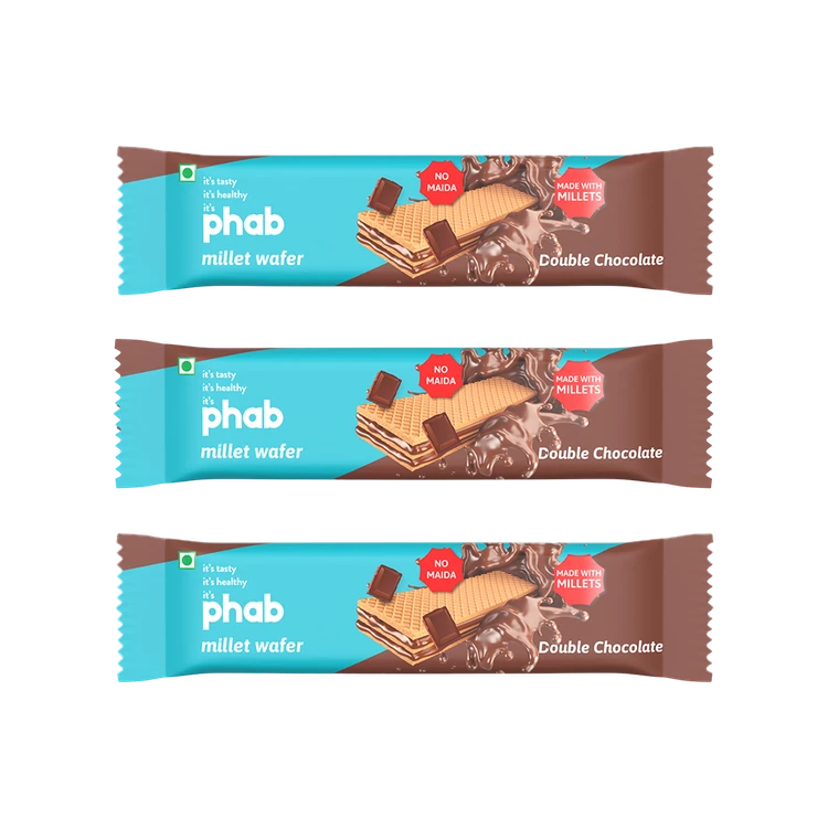 Phab Double Chocolate Millet Wafers