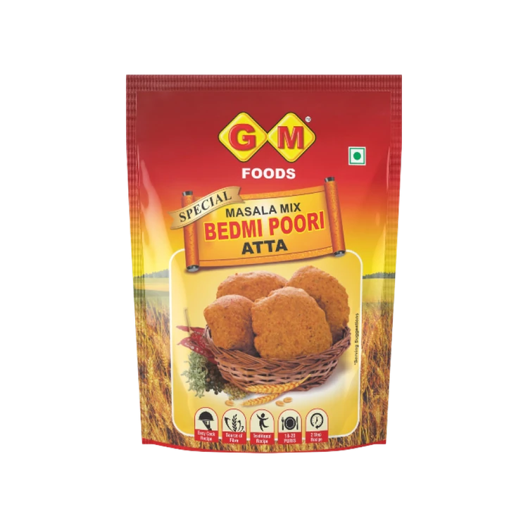GM Foods Bedmi Puri Flour Mix (Hittu Mishrana)