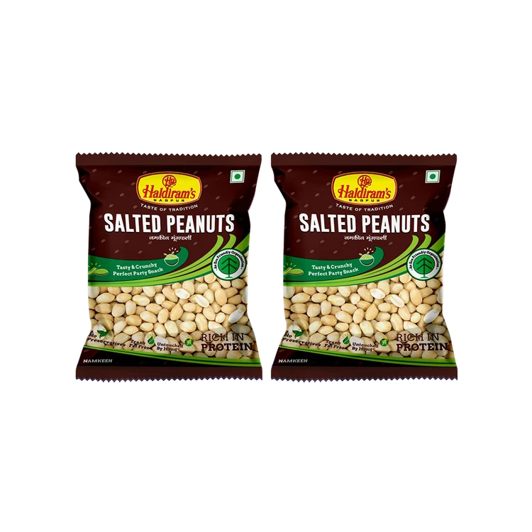 Haldiram's Nagpur Salted Fried Peanuts - Pack of 2