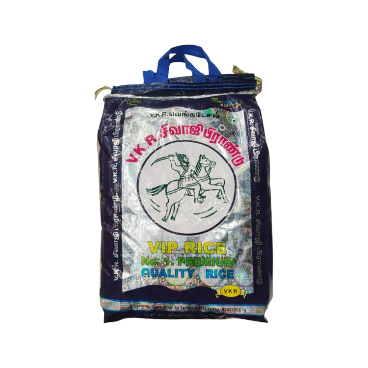 VKR Sivaji Premium Boiled Ponni Rice 5 kg (Medium Grain) (Ponni Akki)