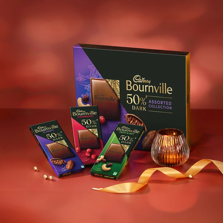 Cadbury Bournville Assorted Collection Dark Diwali Chocolate Gift Pack
