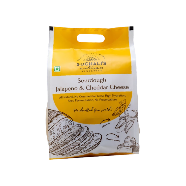 Suchali's Artisan Bakehouse Jalapeno & Cheddar Cheese Sourdough