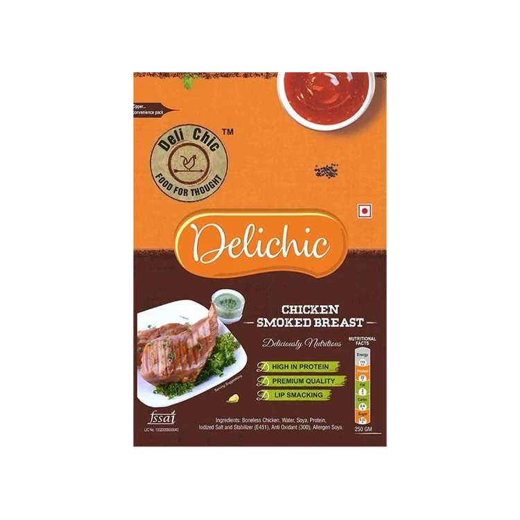 Delichic Smoked Frozen Chicken Breast