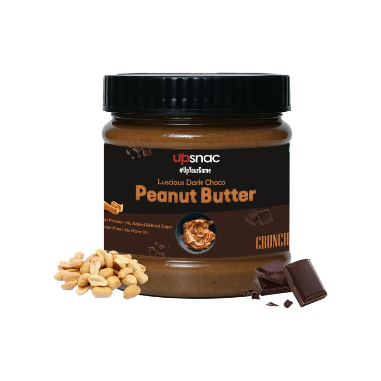 Upsnac Dark Choco Crunchy Peanut Butter