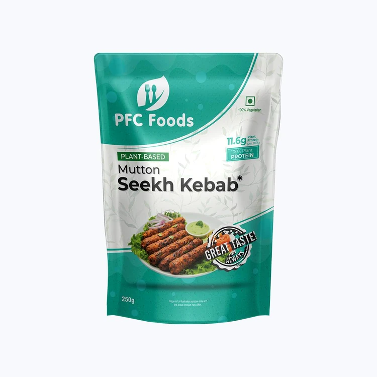 PFC Foods Plant-Based Mutton Seekh Kebab