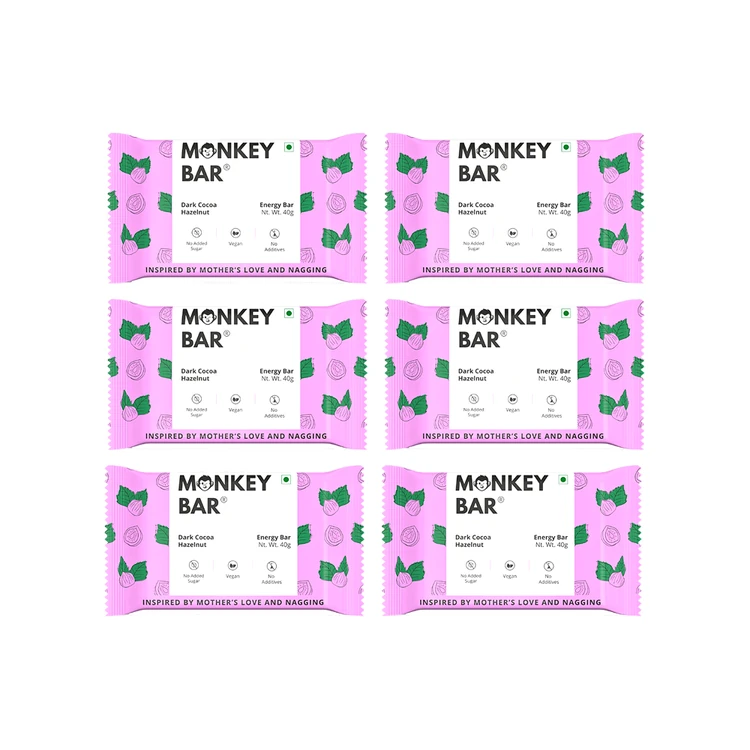 Monkey Bar Energy Bar (Dark Cocoa Hazelnut)