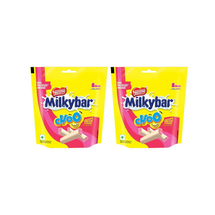 Milkybar Choo Strawberry Flavoured Treat Share Bag