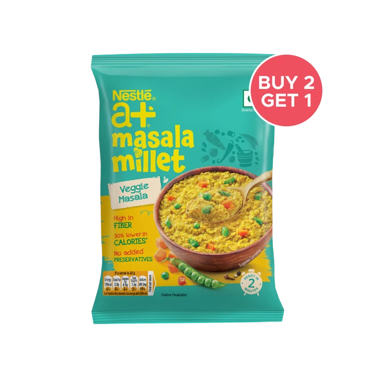 Nestle a+ Veggie Masala Millet - Buy 2 Get 1 Free
