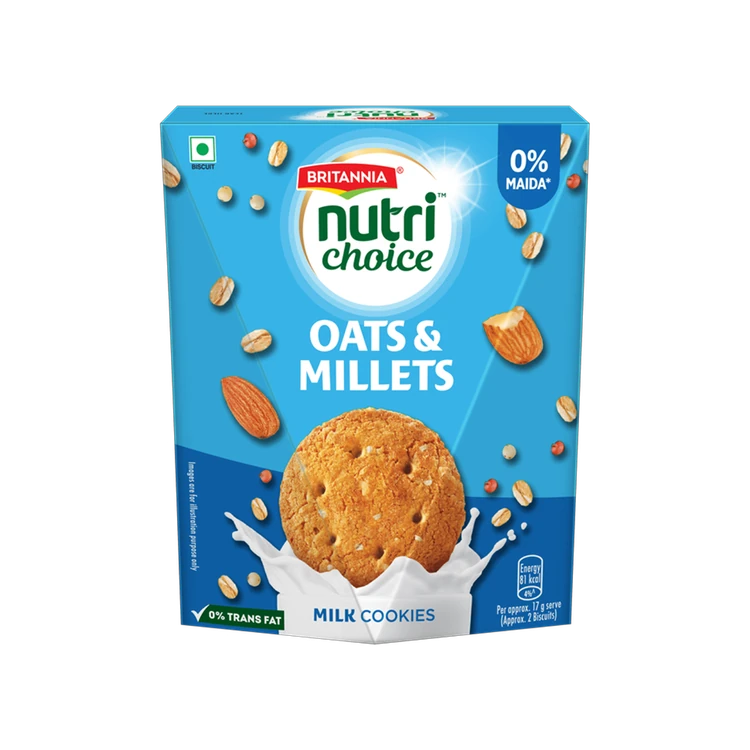 Britannia NutriChoice Oats & Millets Healthy & Digestive (Milk)