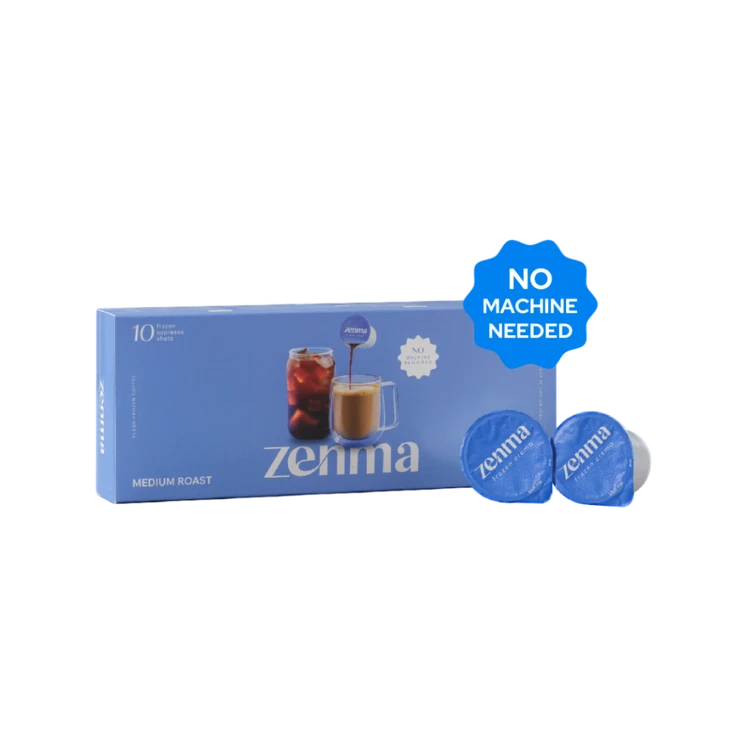 Zenma Coffee Medium Roast Frozen Espresso Roasted Coffee Shots
