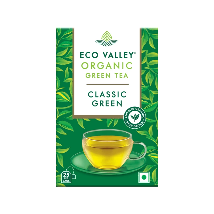 Eco Valley Organic Classic Green Tea Bags