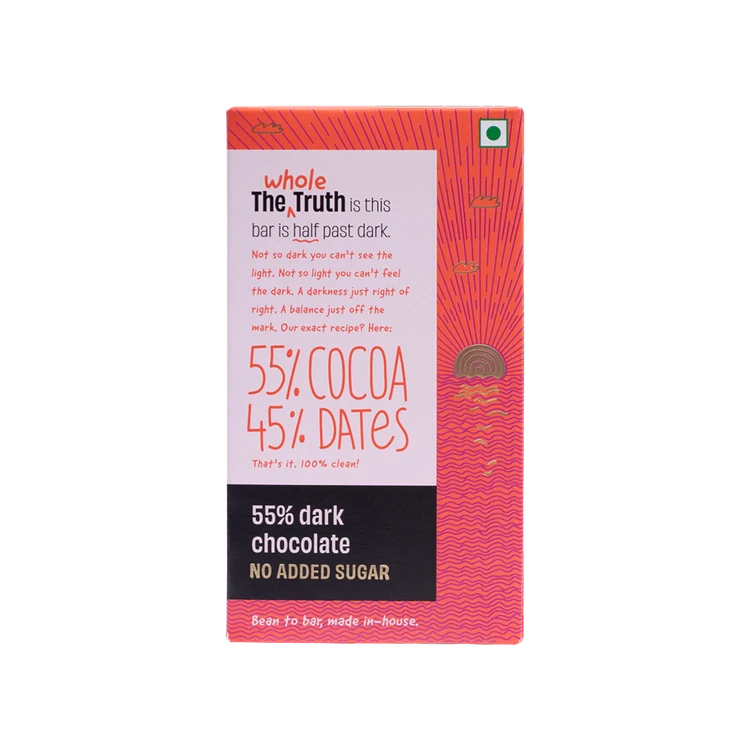 The Whole Truth 55% Dark Chocolate Bar