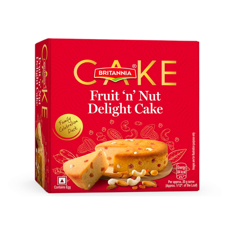 Britannia Fruit "n" Nut Delight Cake