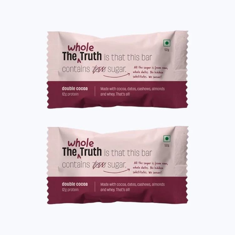 The Whole Truth Double Cocoa Protein Bar - Pack of 2