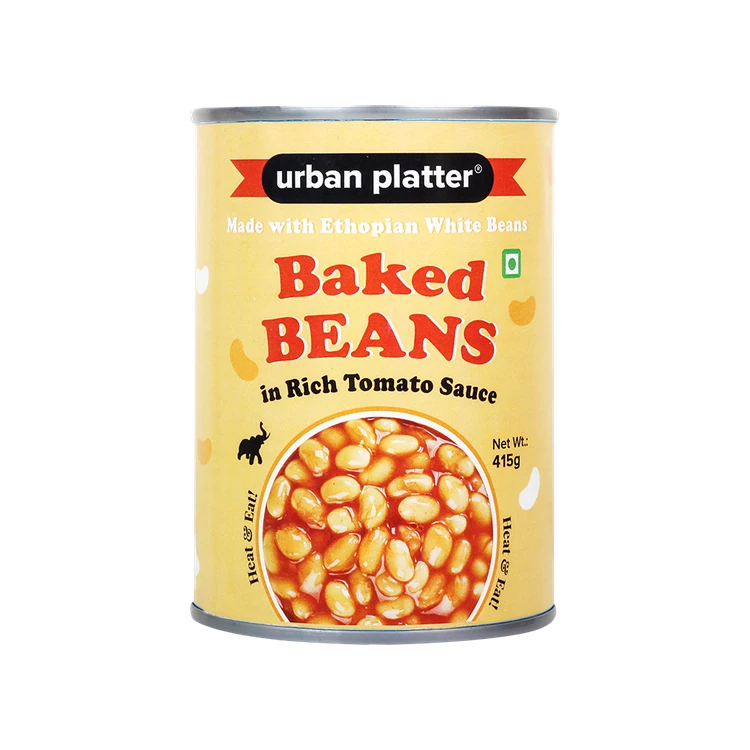 Urban Platter Ethiopian White Baked Beans in Tomato Sauce