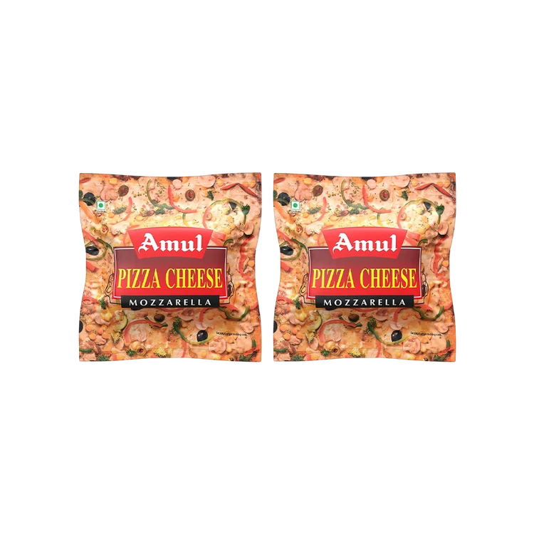 Amul Pizza Mozzarella Cheese Block - Pack of 2