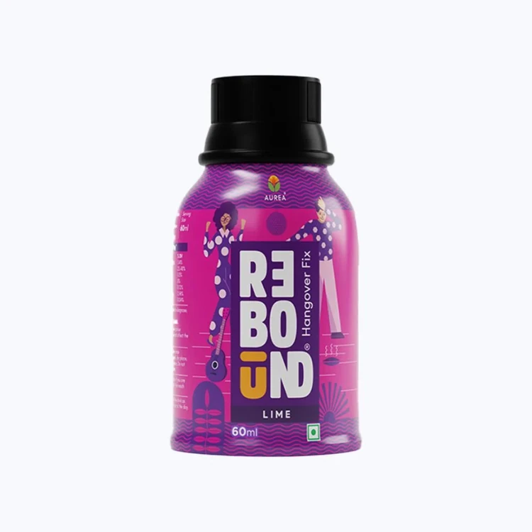 Rebound Hangover fix Lime Hangover Solution (Bottle)