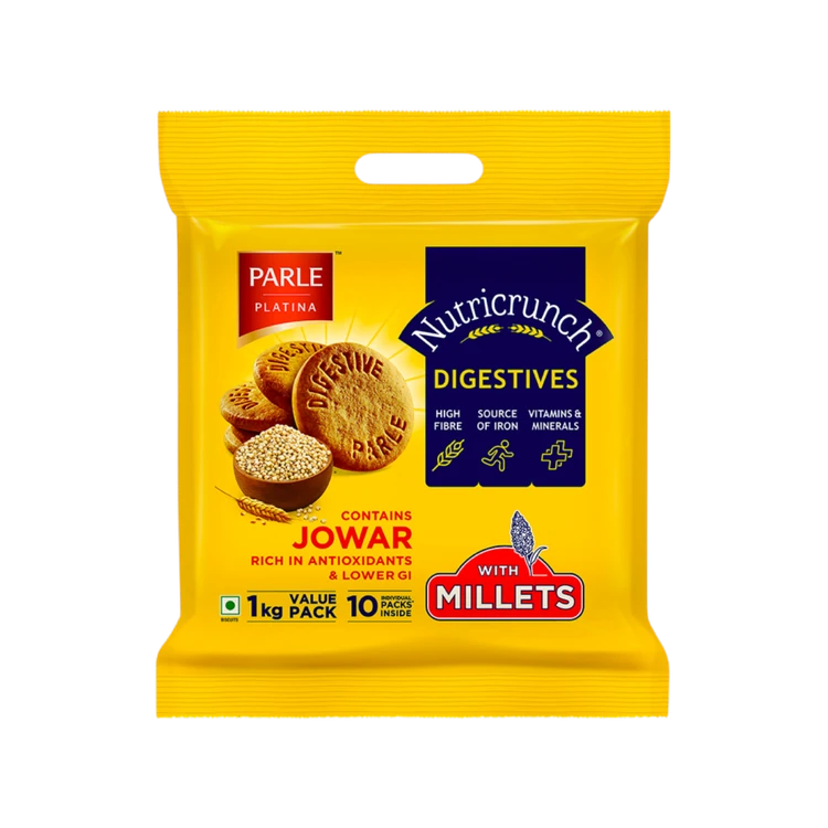 Parle Platina Nutricrunch Classic Digestive Cookies