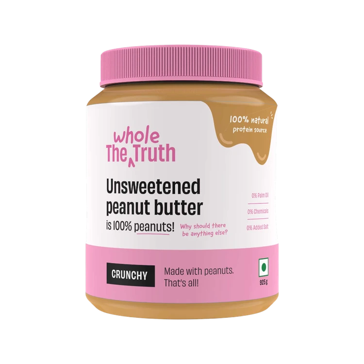 The Whole Truth Unsweetened & Crunchy Peanut Butter
