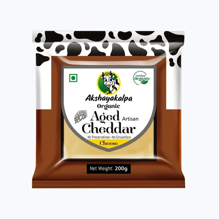 Akshayakalpa Organic Aged Cheddar Cheese