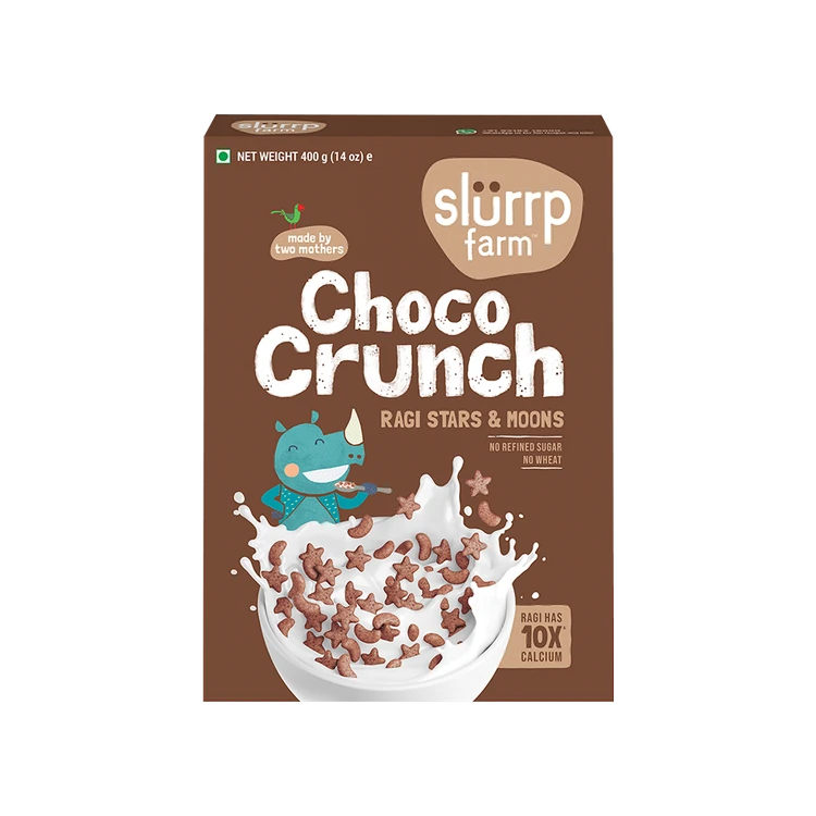 Slurrp Farm Choco Crunch Breakfast Cereal for Kids